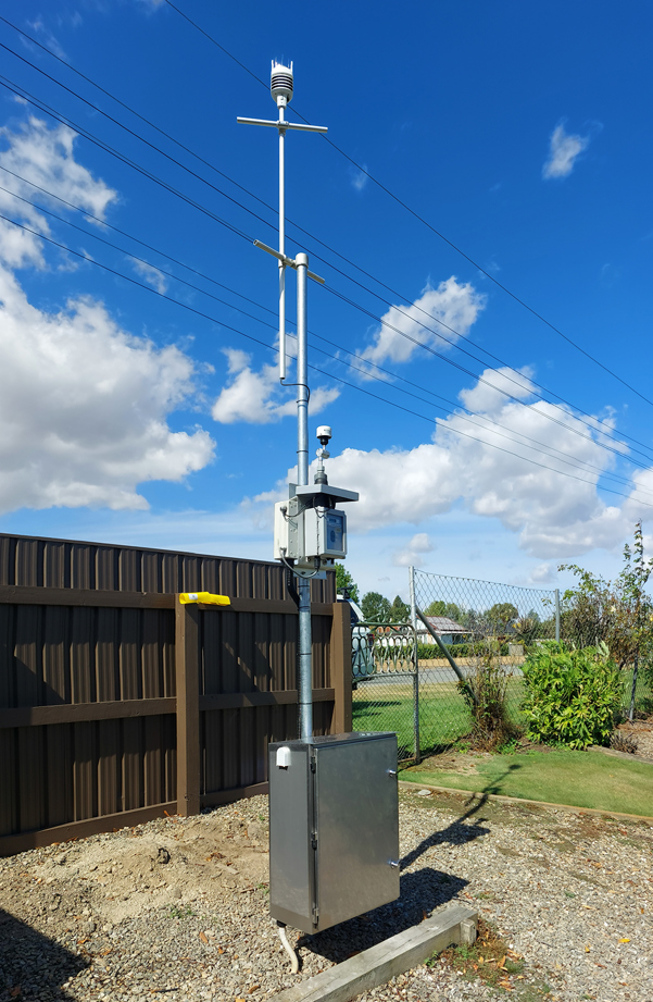 Air monitoring site in Clyde.