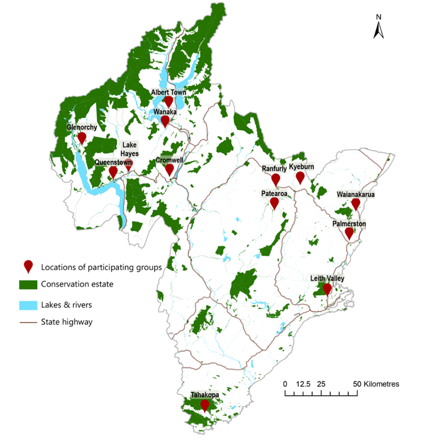 Catchment Stories locations map