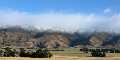 Cloudy Otago landscape