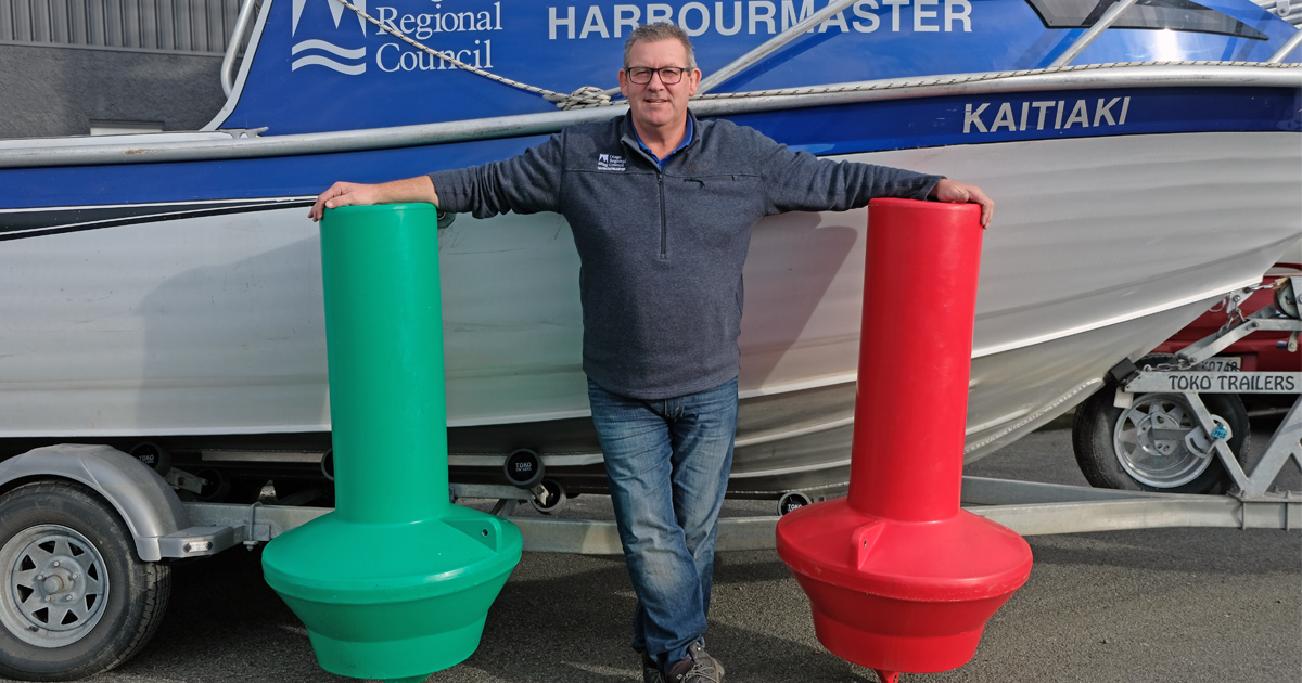 Harbourmaster with buoys