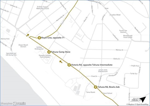 Ocean Grove to Ross Creek (orbus route 3)– new stops