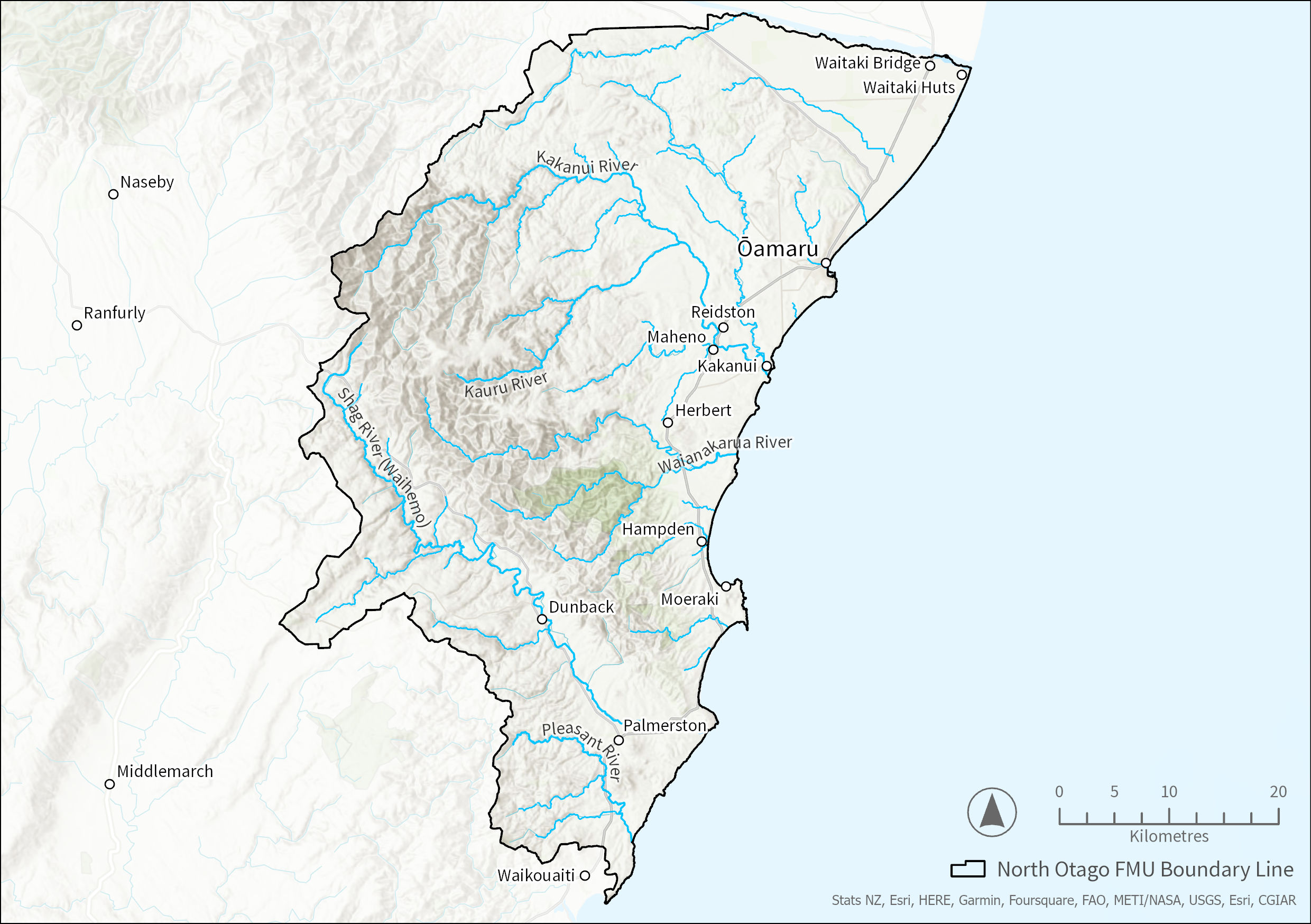 North Otago Freshwater Management Unit (FMU)