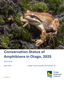 Cover Conservation Status Of Amphibians In Otago, 2025