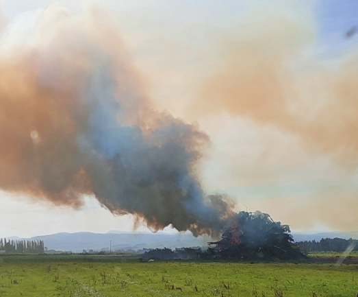 An outdoor fire in recent weeks attended by ORC staff