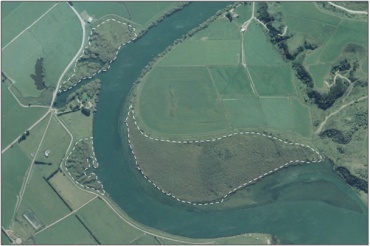 Aerial View of Clutha Matau Wetlands (March 2006)