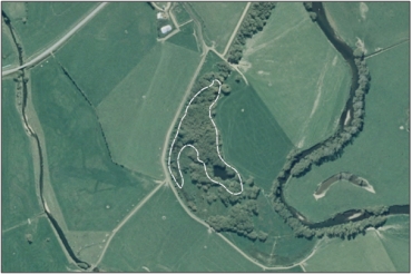 Aerial View of Pomahaka River Oxbow Marsh (Koi Creek) (April 2006)