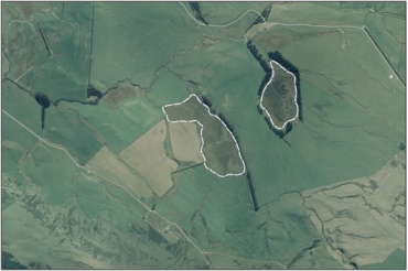 Aerial view of Trig Y Bogs (March 2006)