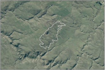 Aerial View of Nenthorn Ridge Wetland Management Area (March 2005)