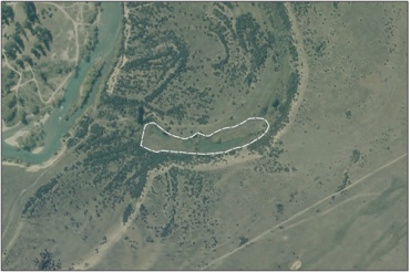 Aerial View of Butterfield Wetland (October 2006)