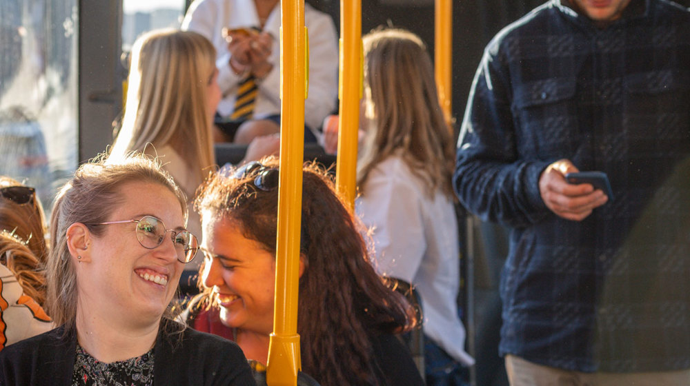 Queenstown Bus Image Passengers Inside The Bus