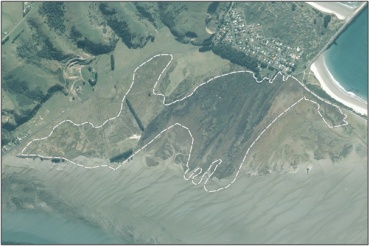 Aerial View of Aramoana Saltmarsh (April 2006)