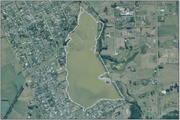 Aerial View of Hawksbury Lagoon (March 2006)