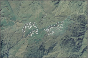 Aerial View of Lamb Hill Fen Complex (March 2006)