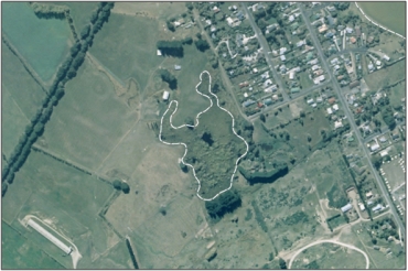 Aerial view of McGregor Swamp (March 2006)