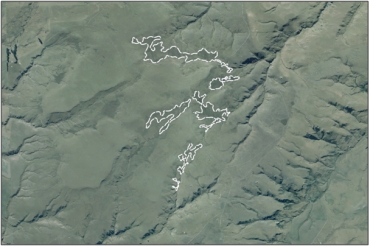 Aerial View of Peat Moss Hills Fen Complex (March 2006)