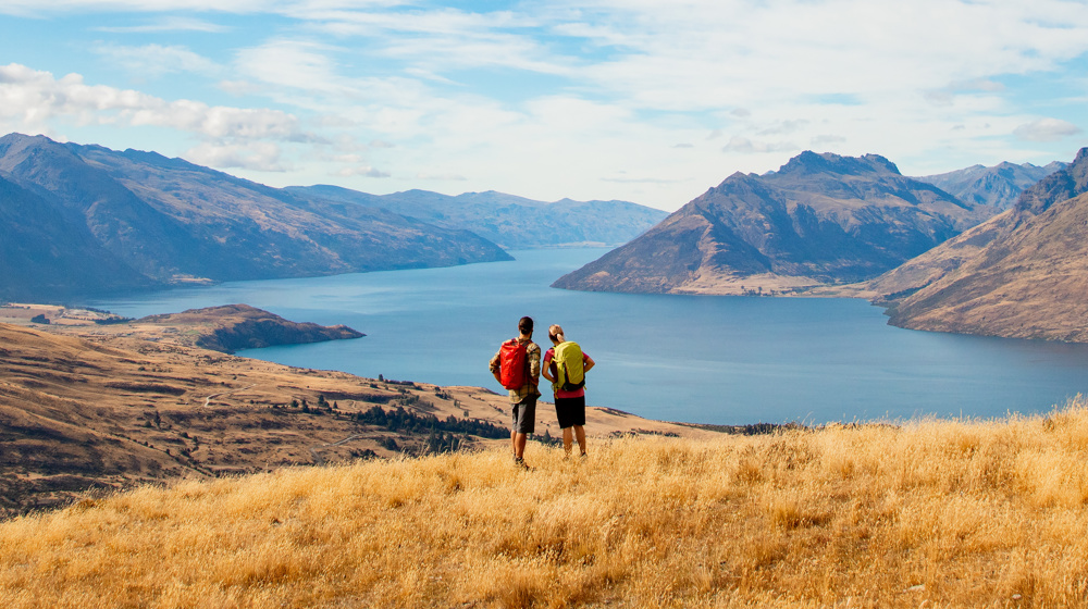 The Remarkables National Park With Two People Adobestock 495517528