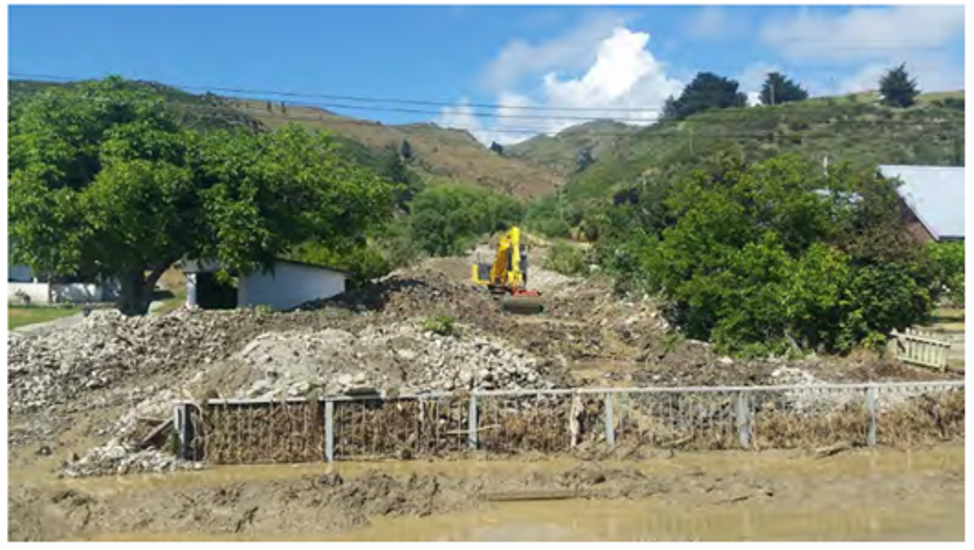 Impacts Of The November 2017 Events At Reservoir Creek Looking Upstream Of The Sh8 Bridge Roxburgh