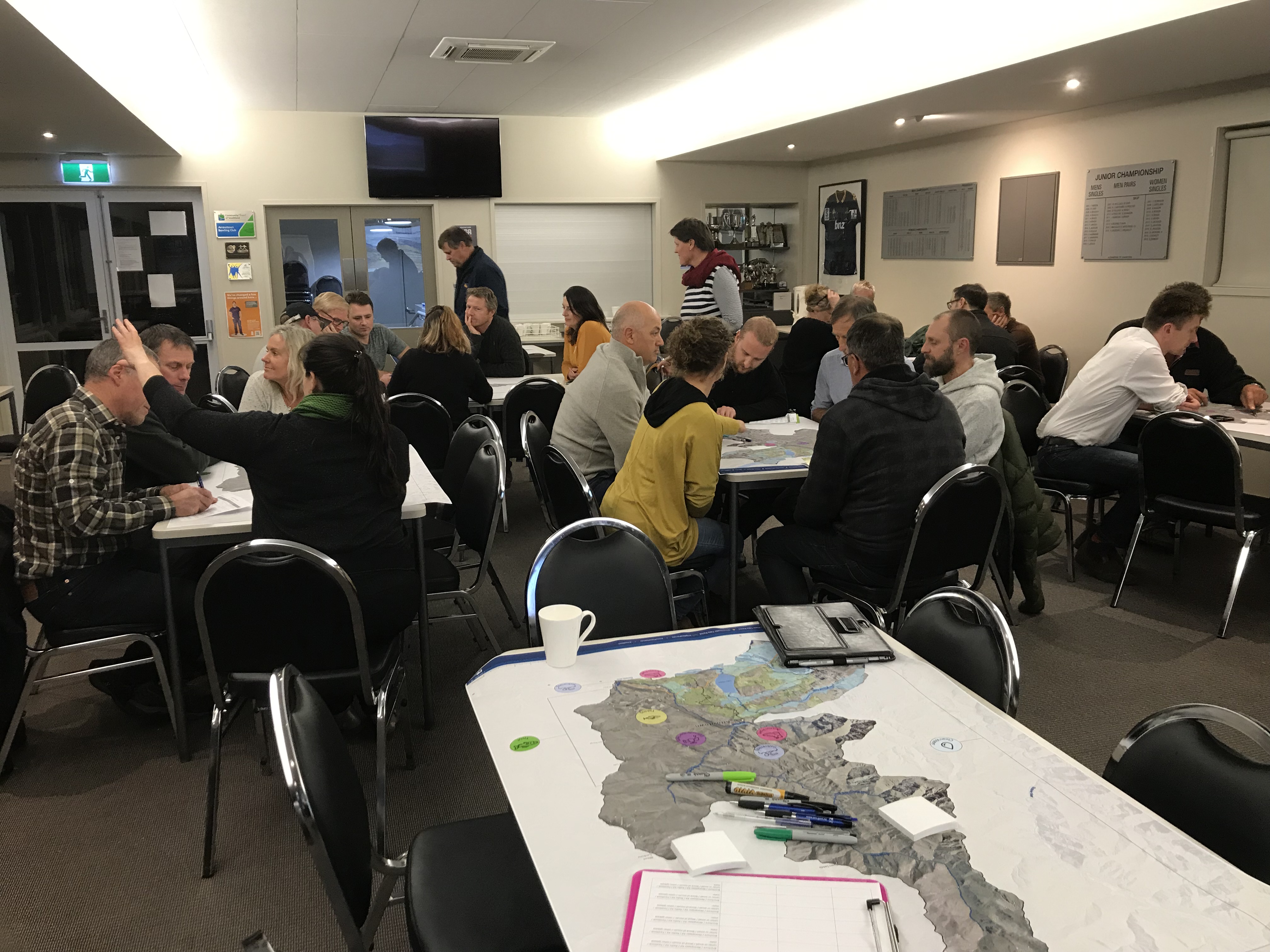 Community values workshop, Arrowtown Bowling Club 27 May 2019