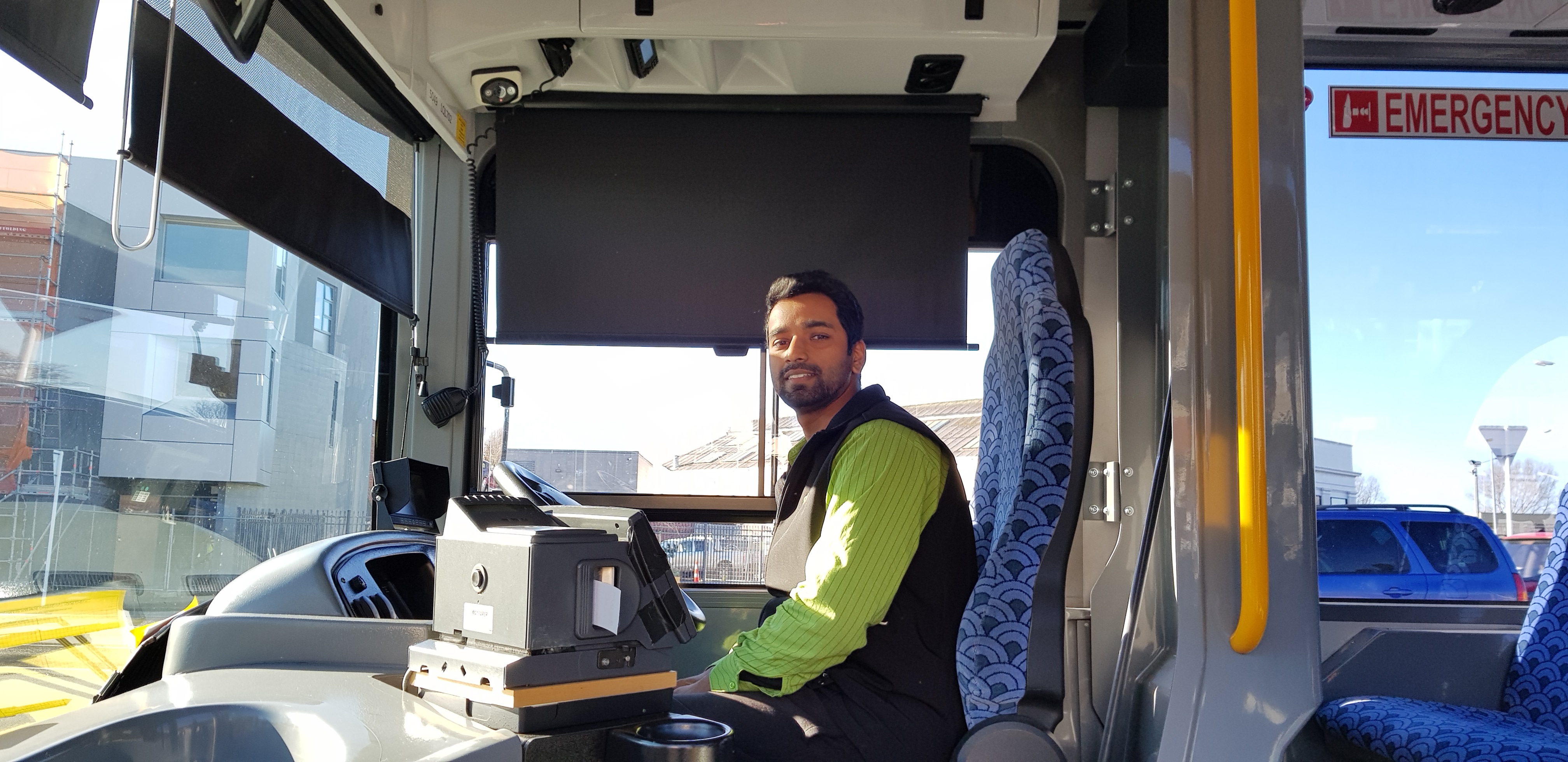 Navi Singh, pictured, is one of Go Bus’ rotating roster drivers.