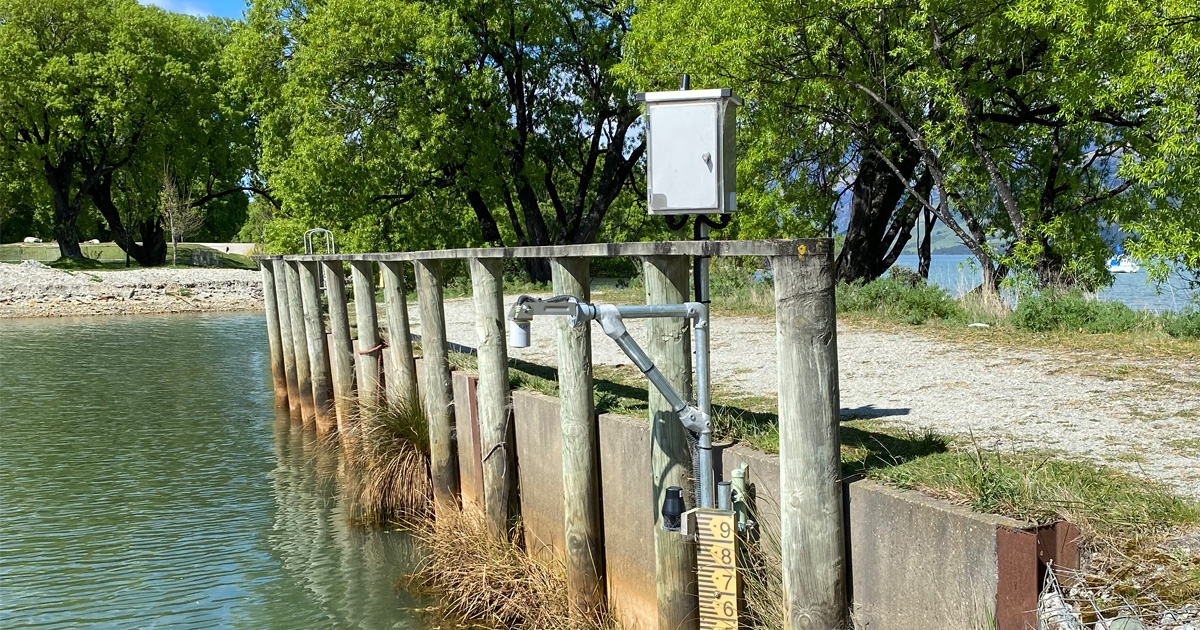 Water Level Recorder At Glenorchy Boat Ramp