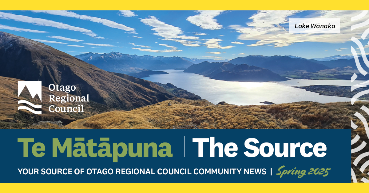 Header image for Te Mātāpuna spring 2025