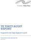 Otago Regional Council Te Tiriti O Waitangi Audit Report Cover Page