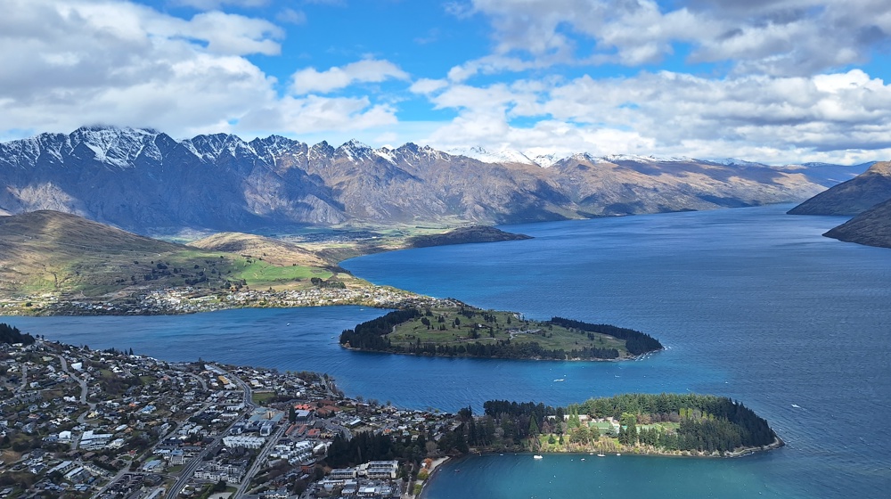 Queenstown Lake Whakatipu Aerial