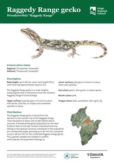 Internal Page Example From Gecko Of Otago Guides Page 1